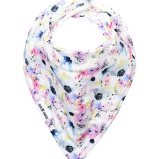 Rain+Conker Rain+Conker Violet Floral Watercolour Bandana Bib