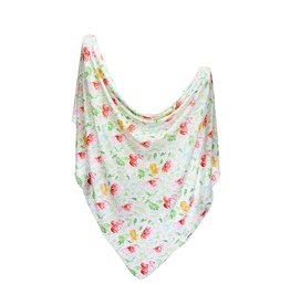Rain+Conker Rain+Conker Stretchy bamboo swaddle : Summer Bloom