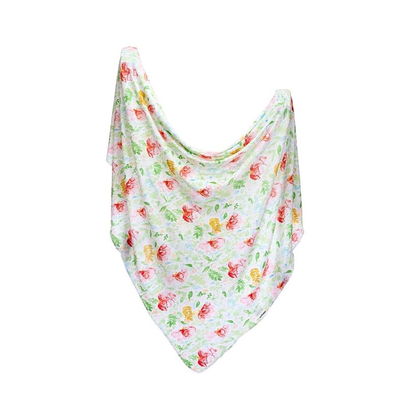 Rain+Conker Rain+Conker Stretchy bamboo swaddle : Summer Bloom