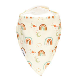 Rain+Conker Rain+Conker Earthy Rainbow + Moons Bandana Bib