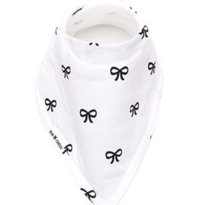 Rain+Conker Rain+Conker Monochrome Bow Bandana Bib