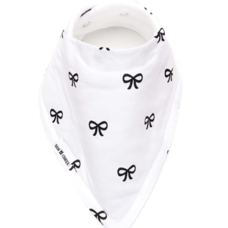 Rain+Conker Rain+Conker Monochrome Bow Bandana Bib