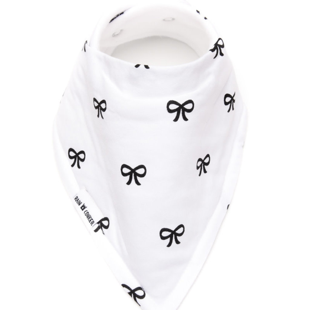 Rain+Conker Rain+Conker Monochrome Bow Bandana Bib