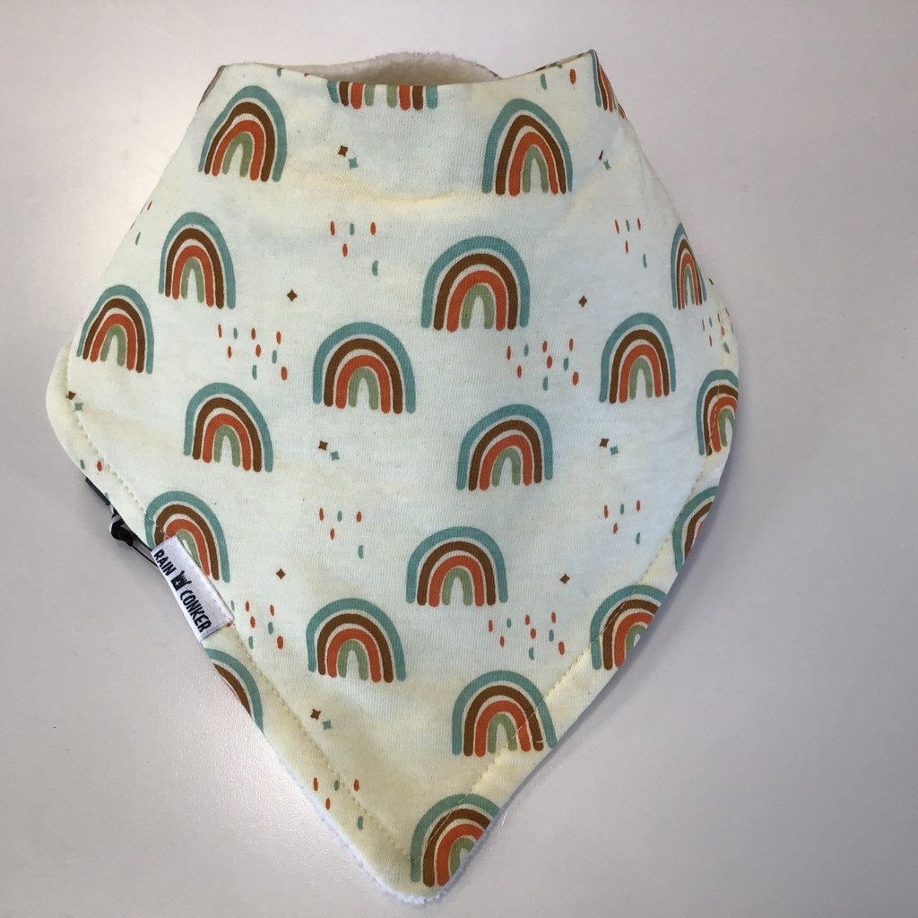 Rain+Conker Rain+Conker Earthy Rainbow + Rain Bandana Bib