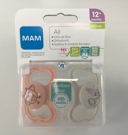 Mam Mam Air Soother Nature 12m+ 2pk