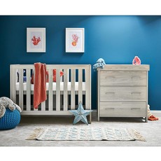 Obaby Obaby Nika Mini 2 Piece Room Set - Grey Wash