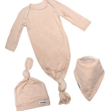 Rain+Conker Rain+Conker Newborn Knotted Sleep Gown: Blush