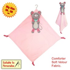 Large 3D Mouse Comforter-Pink