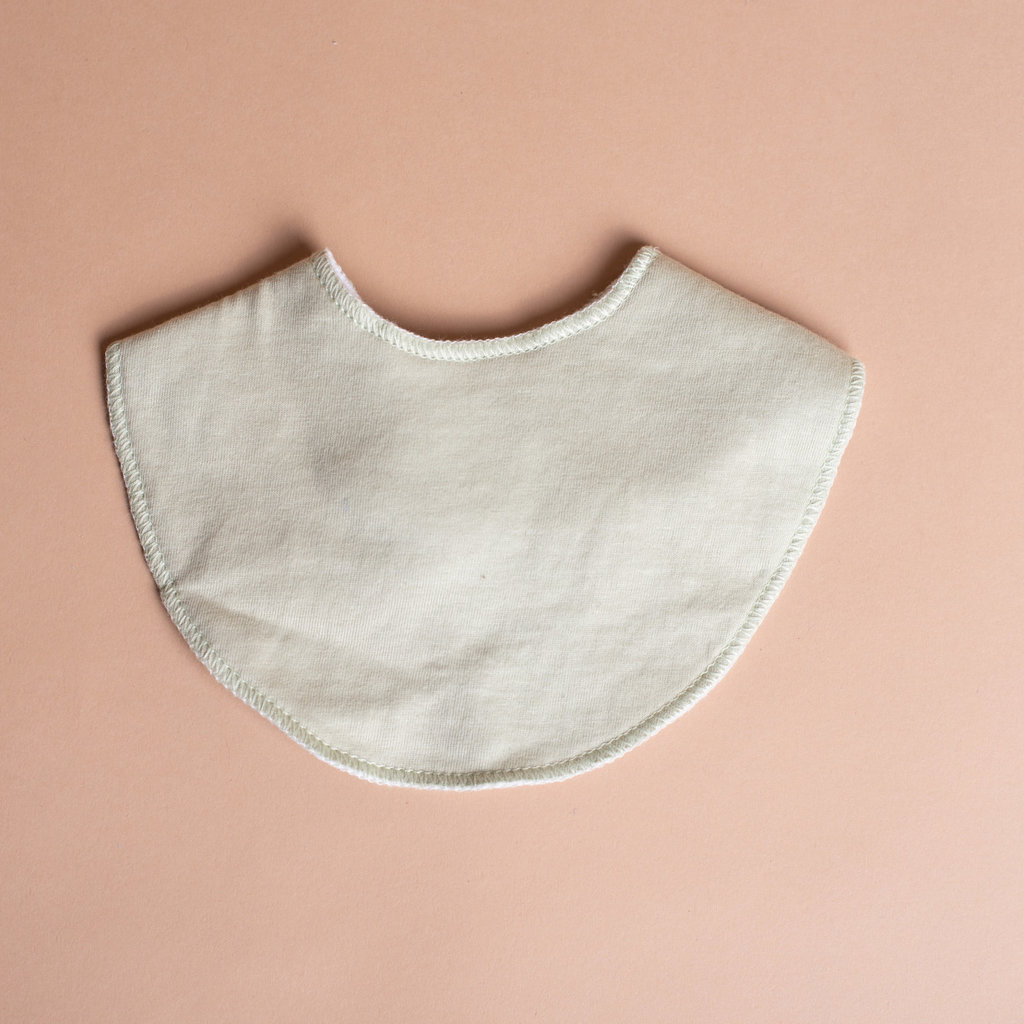 Rain+Conker Rain+Conker Dusty Blue Round Bib