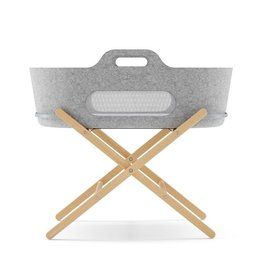 Snuz Snuz Baskit Light Grey & Dove Pine Stand Set