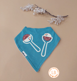 Rain+Conker Rain+Conker Happy Days Blue Bandana Bib