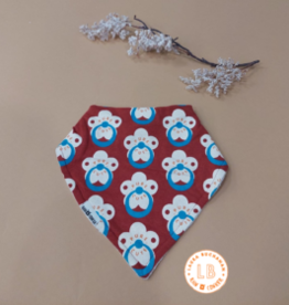 Rain+Conker Rain+Conker Pure Cute Maroon Bandana Bib