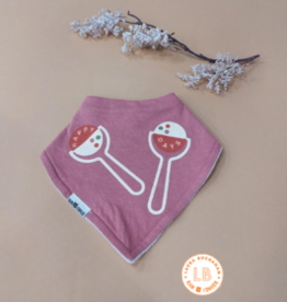 Rain+Conker Rain+Conker Happy Days Pink Bandana Bib