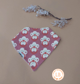 Rain+Conker Rain+Conker Pure Cute Pink Bandana Bib