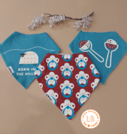 Rain+Conker Rain+Conker 3 Pack Born In The Hills Bandana Bib