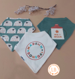 Rain+Conker Rain+Conker 3 Pack Made In Donegal Bandana Bib