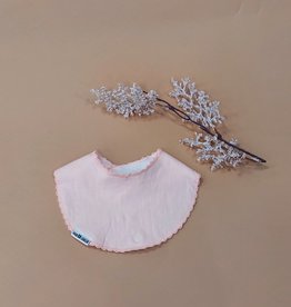 Rain+Conker Rain+Conker Baby Pink Frill Bib