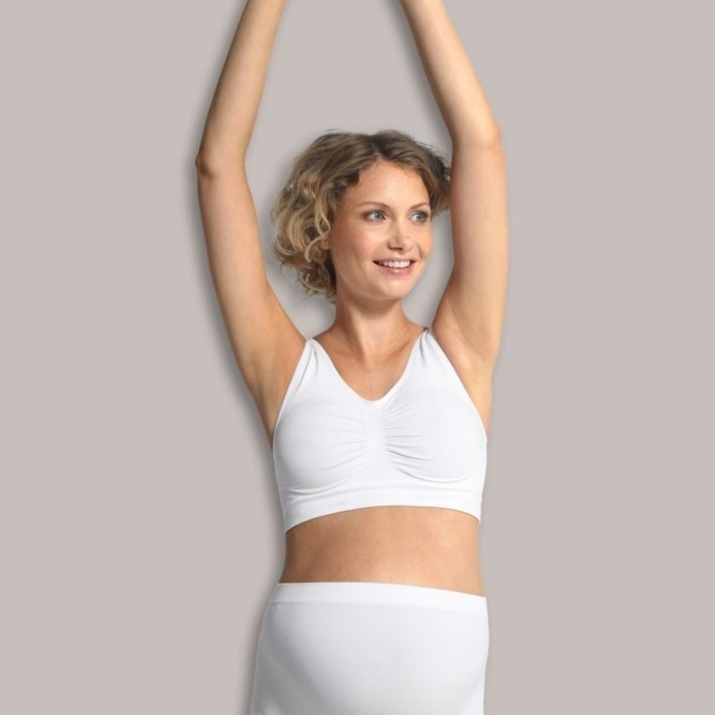 Carriwell Seamless Maternity Bra White Medium