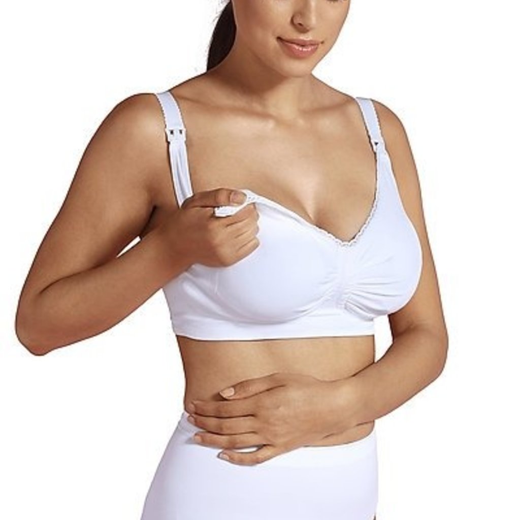 Carriwell Seamless Maternity Bra White Medium