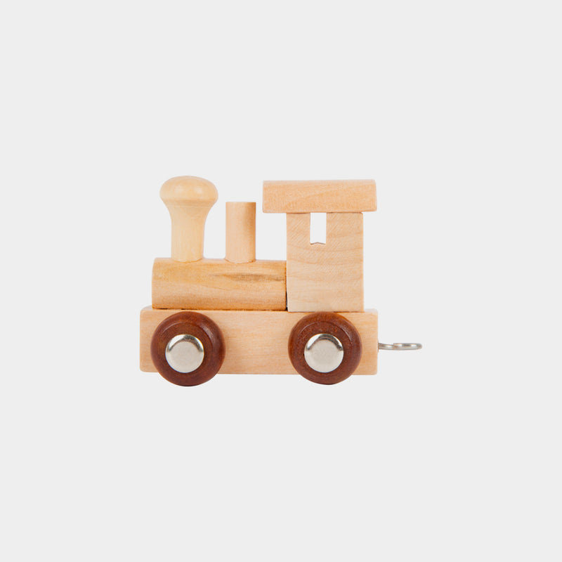 Natural Train Letters - Train