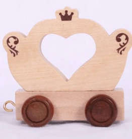 Natural Train Letters - Fairy  Carriage