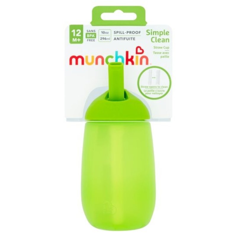Munchkin Munchkin Simple Clean Straw Cup  Green 10oz