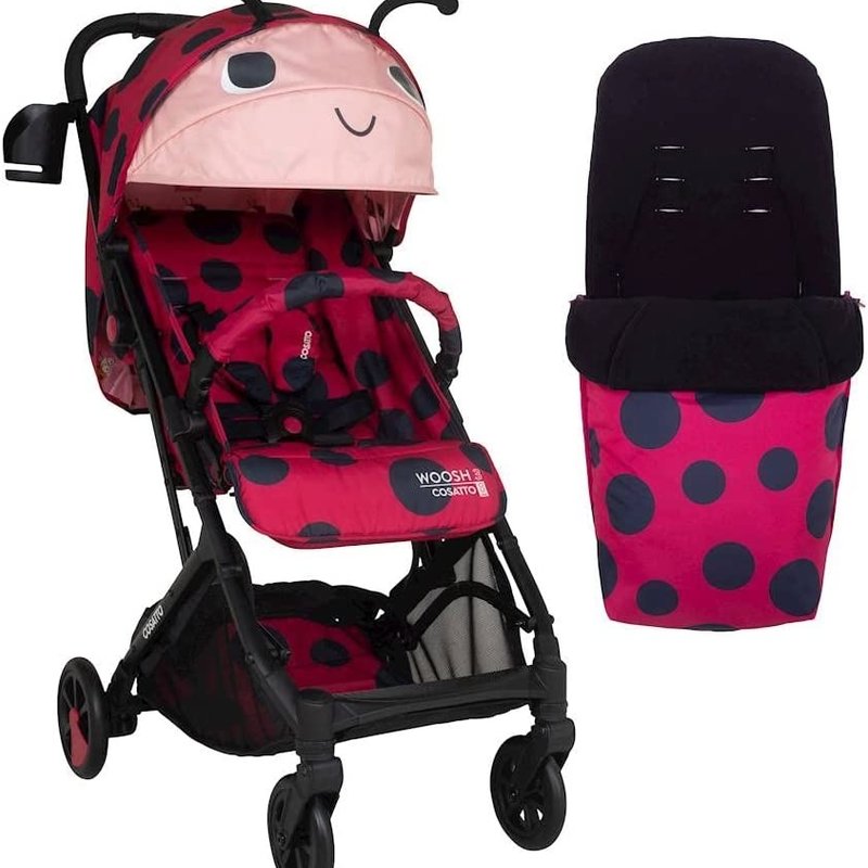 Cosatto Cosatto Woosh 3 Lovebug  With Footmuff