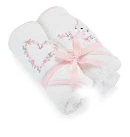 Baby Elegance Baby Elegance Hooded Towel Pink 2pk