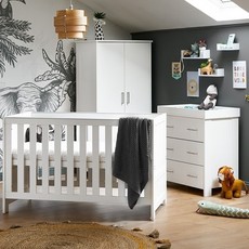 Obaby Obaby Nika Mini 3 Piece Room Set - White Wash
