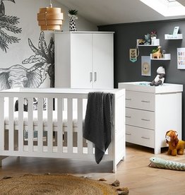 Obaby Obaby Nika Mini 3 Piece Room Set - White Wash