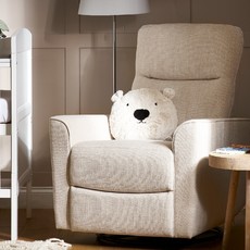Obaby Obaby Savannah Swivel Glider Recliner Chair - Oatmeal
