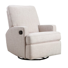 Obaby Obaby Madison Swivel Glider Recliner Chair - Oatmeal
