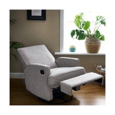 Obaby Obaby Madison Swivel Glider Recliner Chair - Pebble