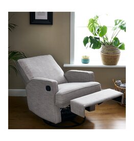 Obaby Obaby Madison Swivel Glider Recliner Chair - Pebble