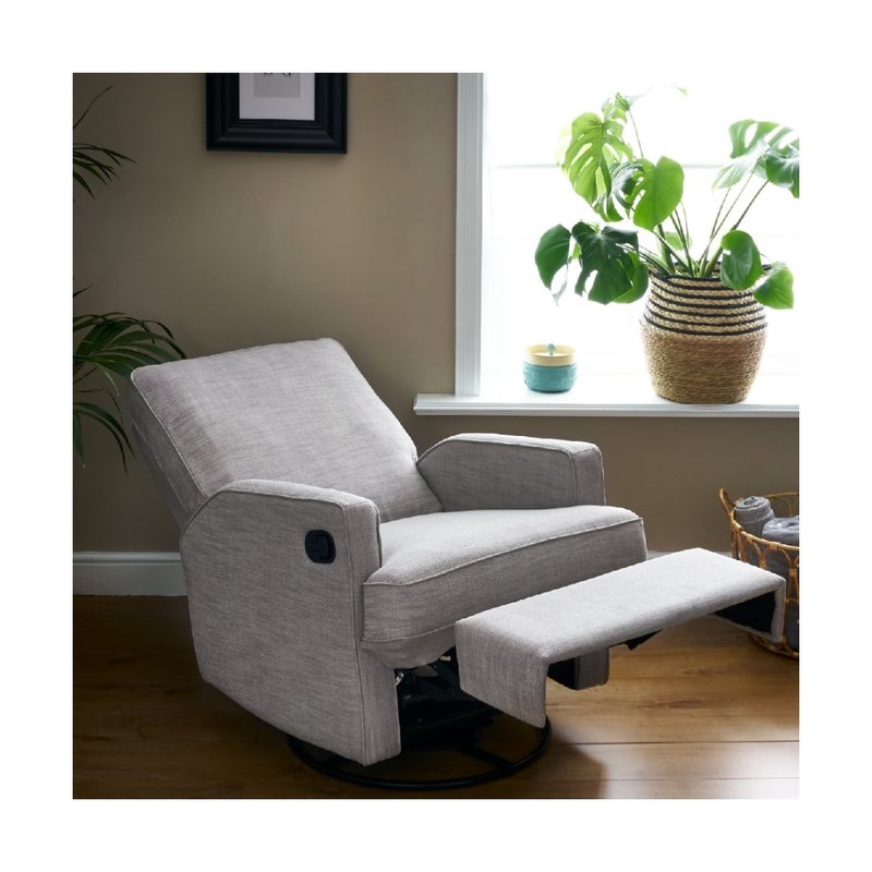 Obaby Obaby Madison Swivel Glider Recliner Chair - Pebble
