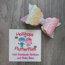 Hollihops&Flutterflies Sara Rainbow Glitter Bow