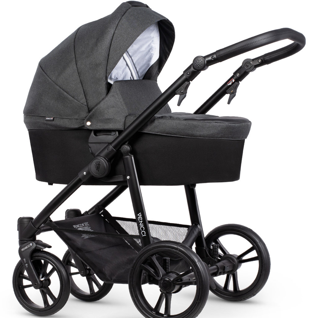 Venicci Venicci Genesis 2 in 1 Steel Grey w Black Chassis