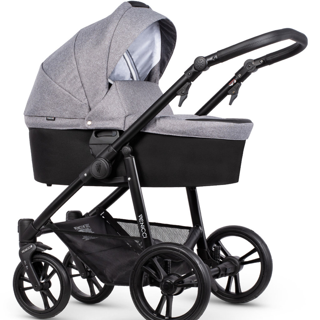Venicci Venicci Genesis 2 in 1 Light Grey w Black Chassis