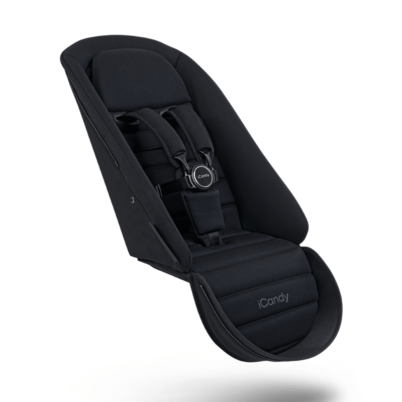 iCandy iCandy Peach 7 2nd Seat Fabric Black - No Bumper Bar