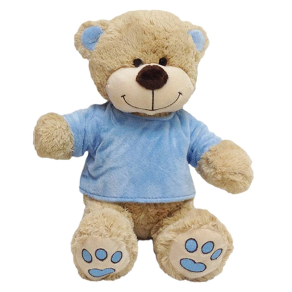 Baby Bow Small T-Shirt Bear-Blue