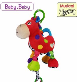 Baby Bow Musical Pull Horse