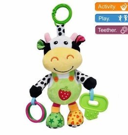 Hanging Musical Cow with Teething Ring