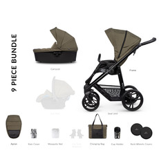 Venicci Venicci Genesis 2 in 1 Olive w Black Chassis