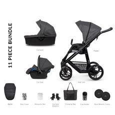 Venicci Venicci Genesis 3 in 1 Steel Grey w Black Chassis