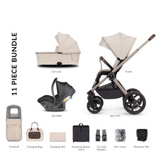 Venicci Venicci Tinum Upline Stone Beige 3 In 1 with Ultralite Car Seat