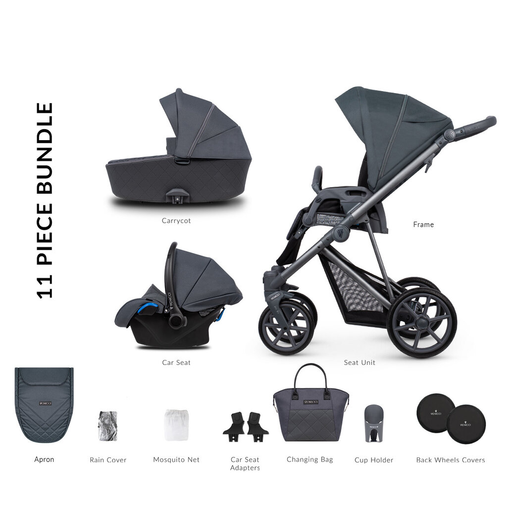 Venicci Venicci Asti Smokey Grey 3 in 1