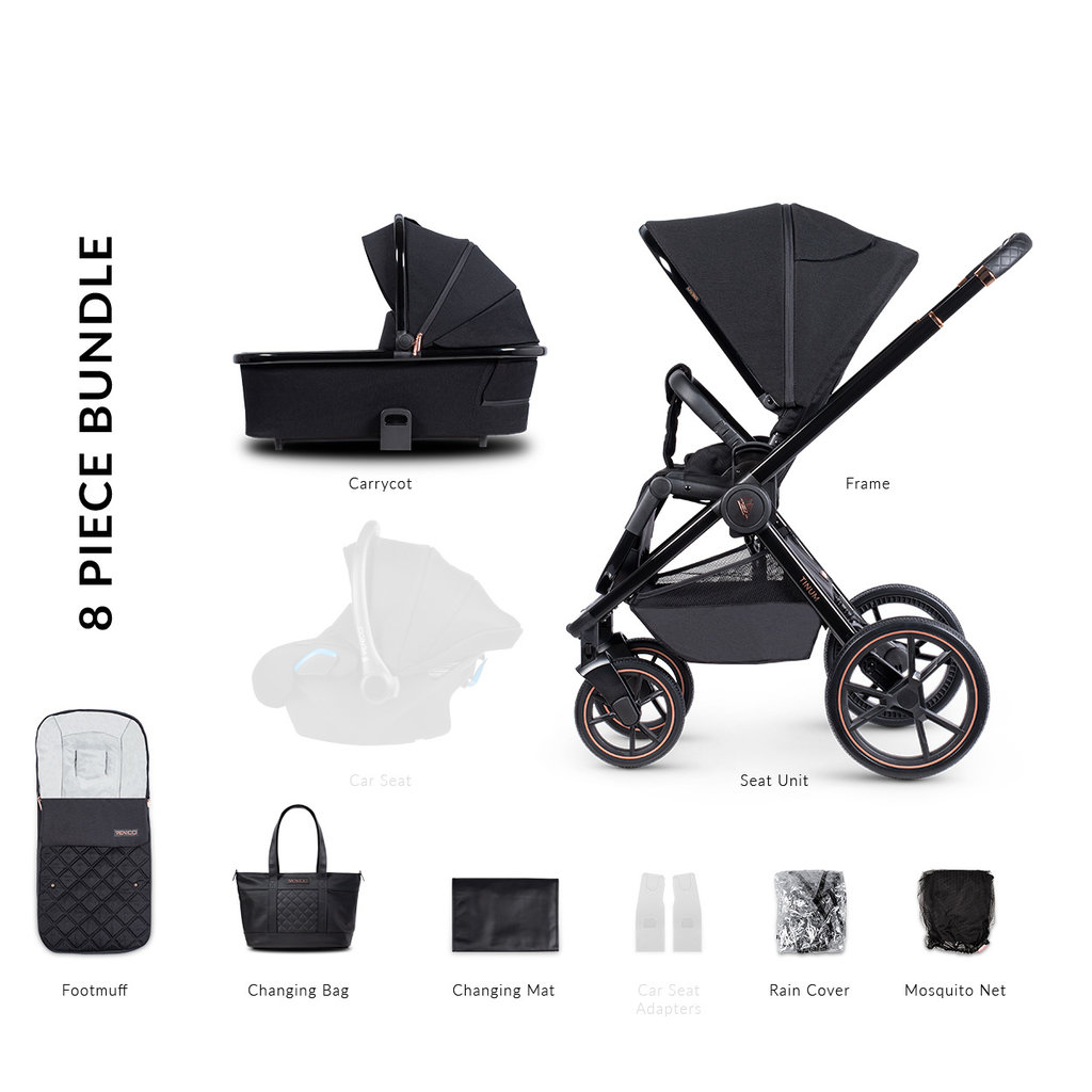 Venicci Venicci Tinum SE Stylish Black 2in1