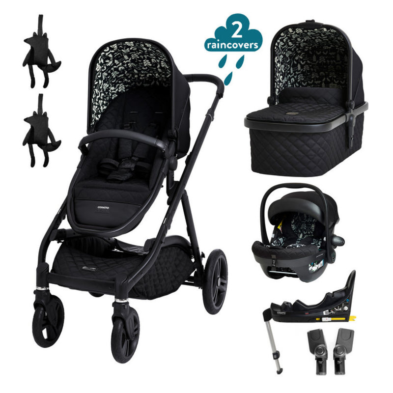 Cosatto Cosatto Wow XL Car Seat and i-Size base Bundle - Silhouette