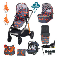 Cosatto Cosatto Wow XL Everything Bundle - Charcoal Mister Fox