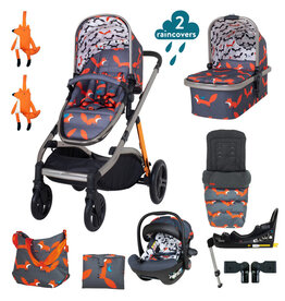 Cosatto Cosatto Wow XL Everything Bundle - Charcoal Mister Fox